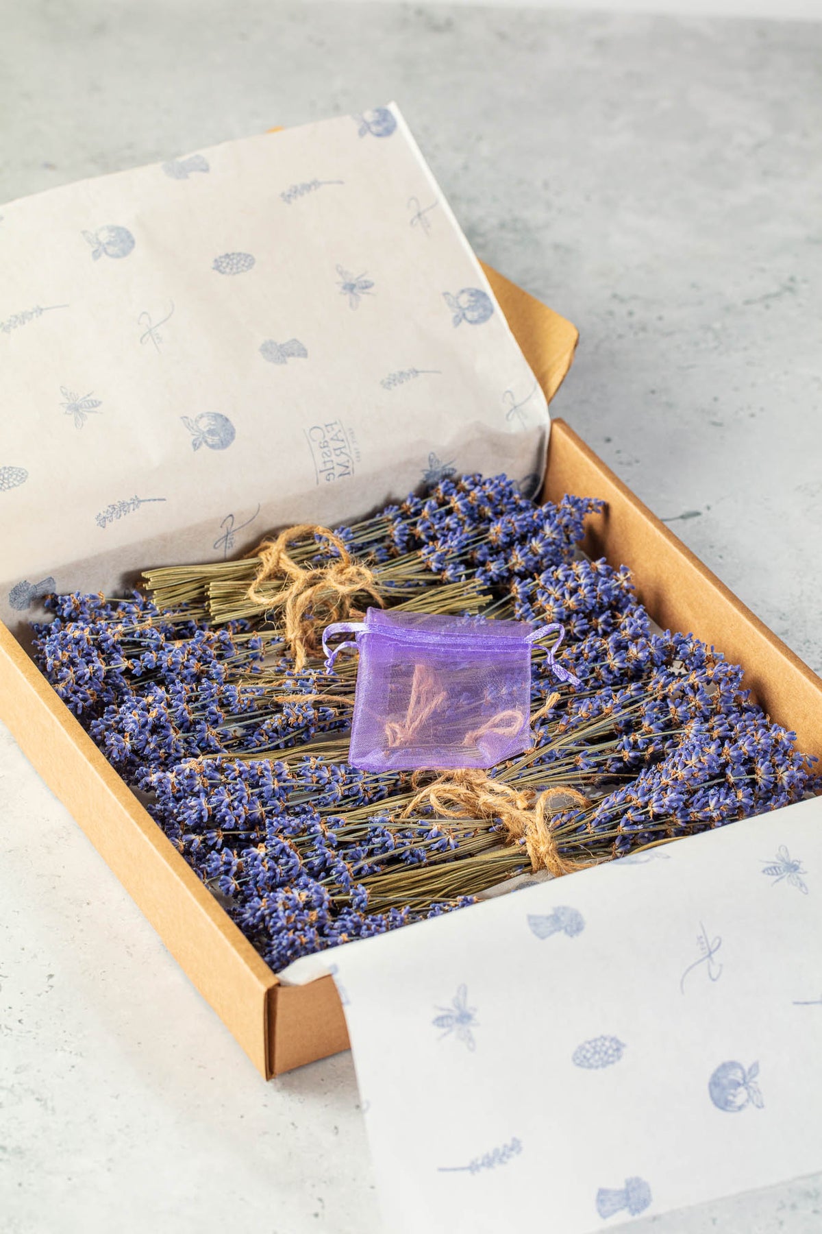 DRIED MINI LAVENDER BUNCHES