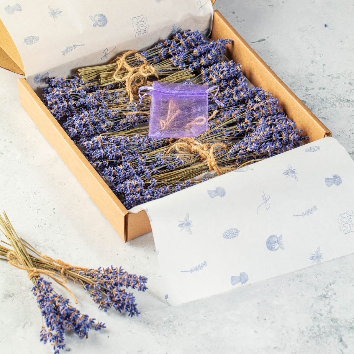 DRIED MINI LAVENDER BUNCHES