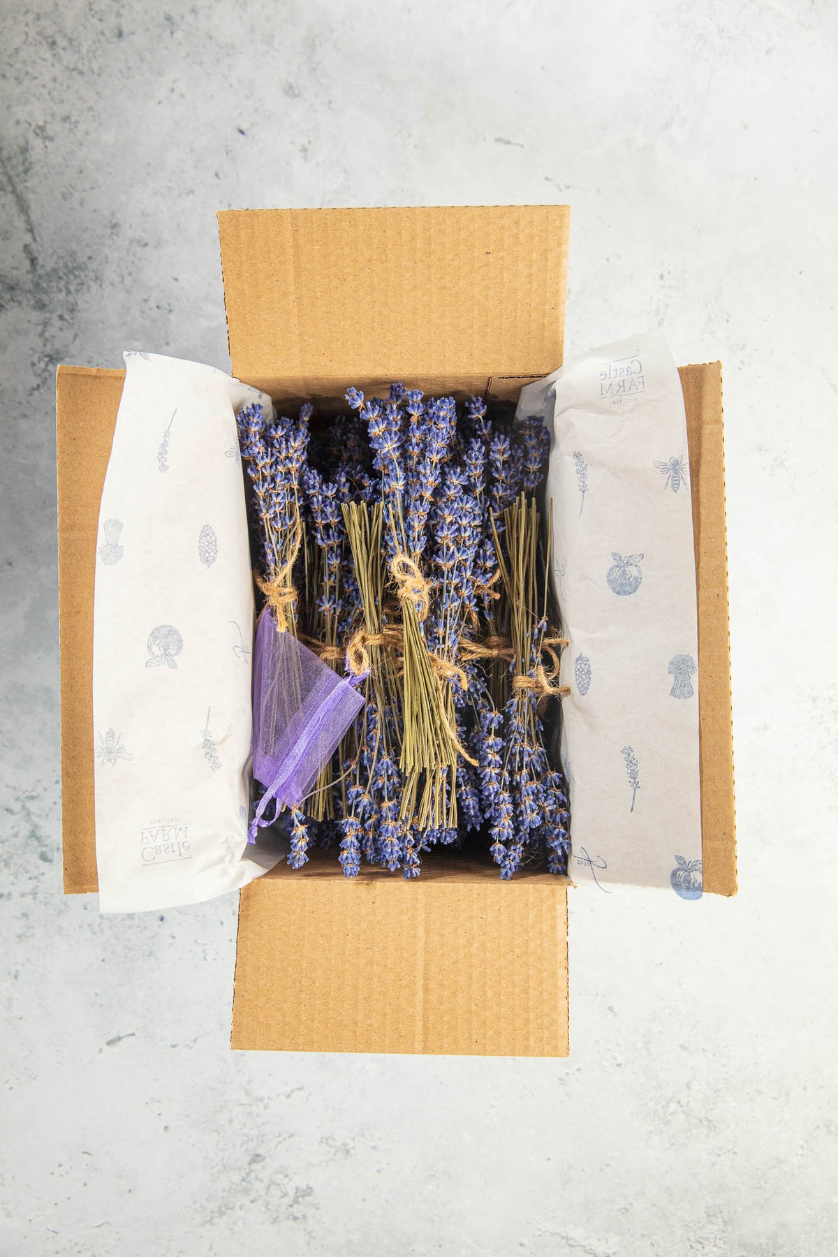 DRIED MINI LAVENDER BUNCHES