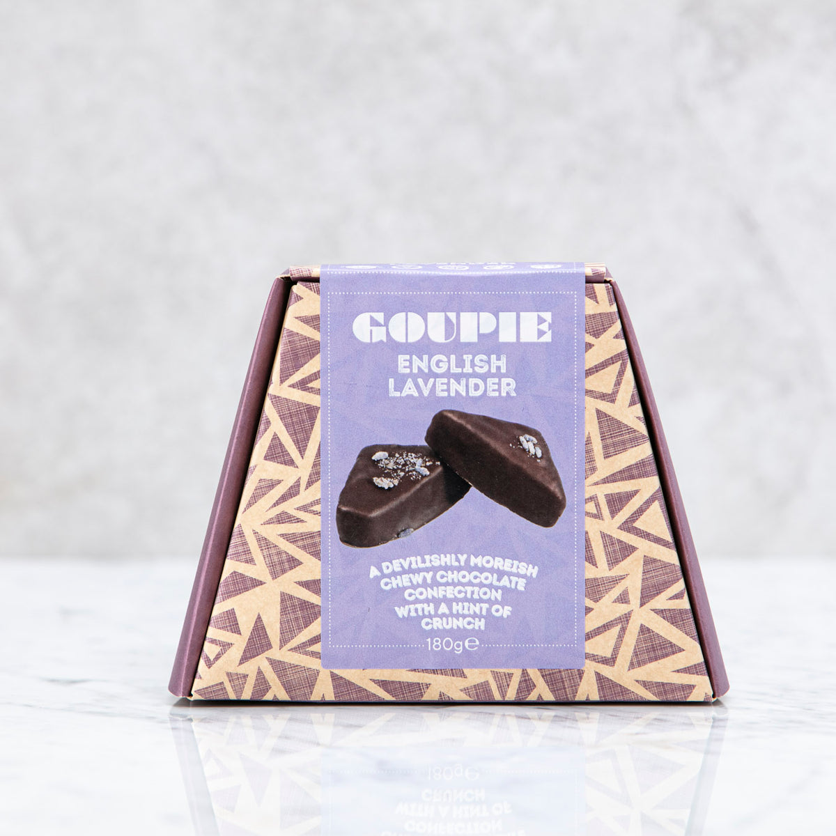 GOUPIE - DARK CHOCOLATE WITH LAVENDER - 180g