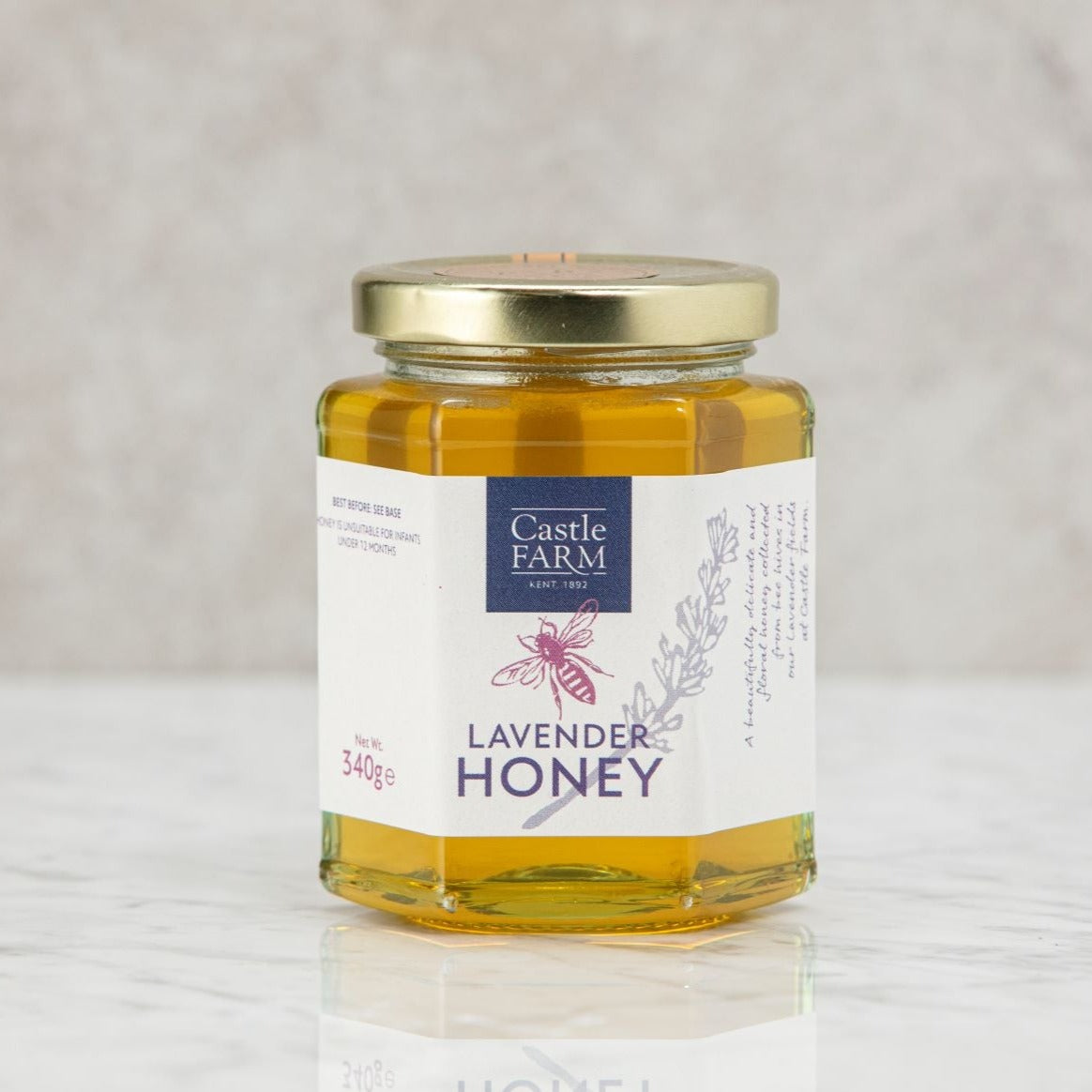 CASTLE FARM LAVENDER HONEY - 340g